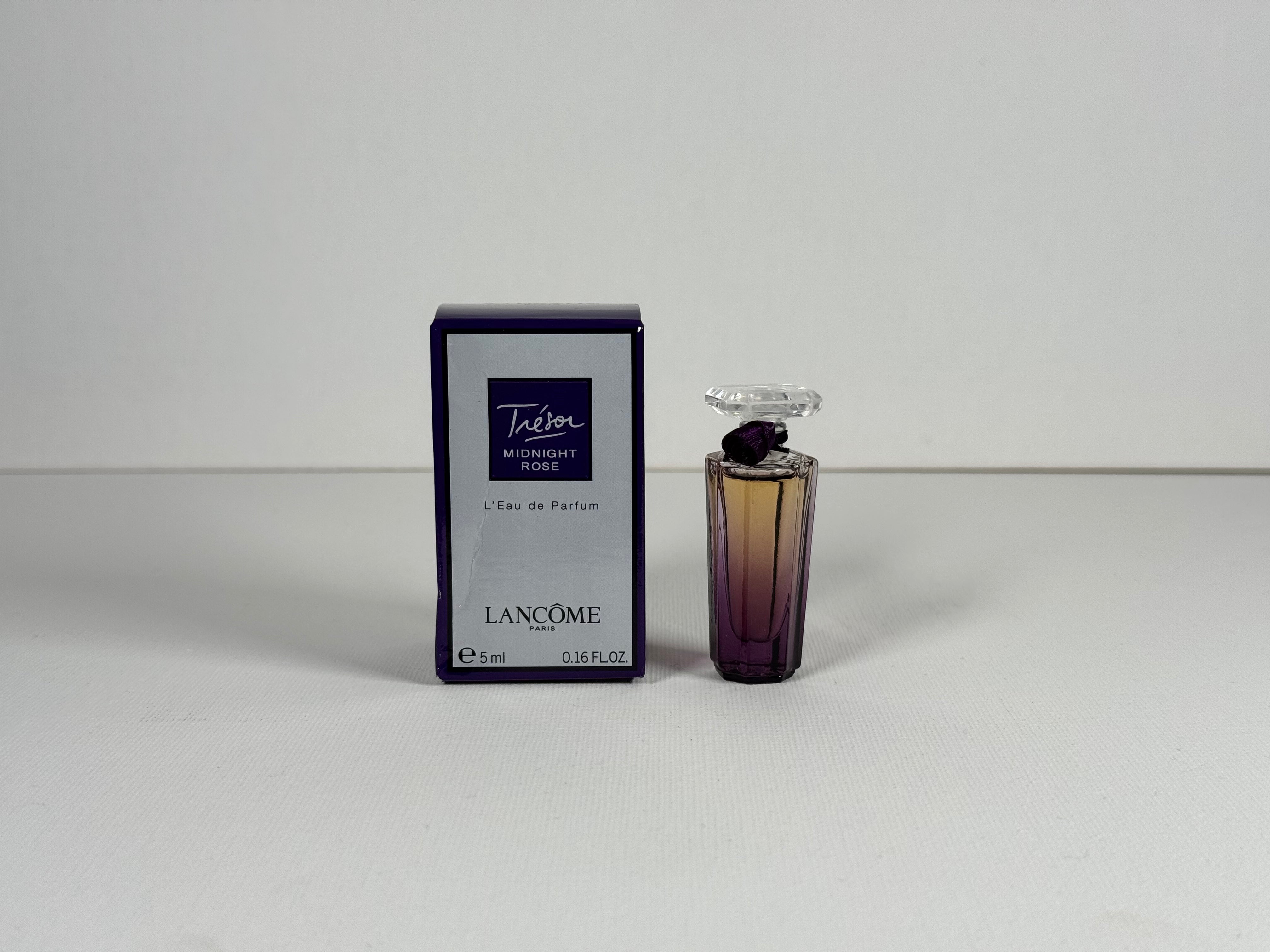 Lancôme Trésor Midnight Rose Eau de Parfum 5ml Mini Perfume – Romantic Floral Fruity Scent for Women