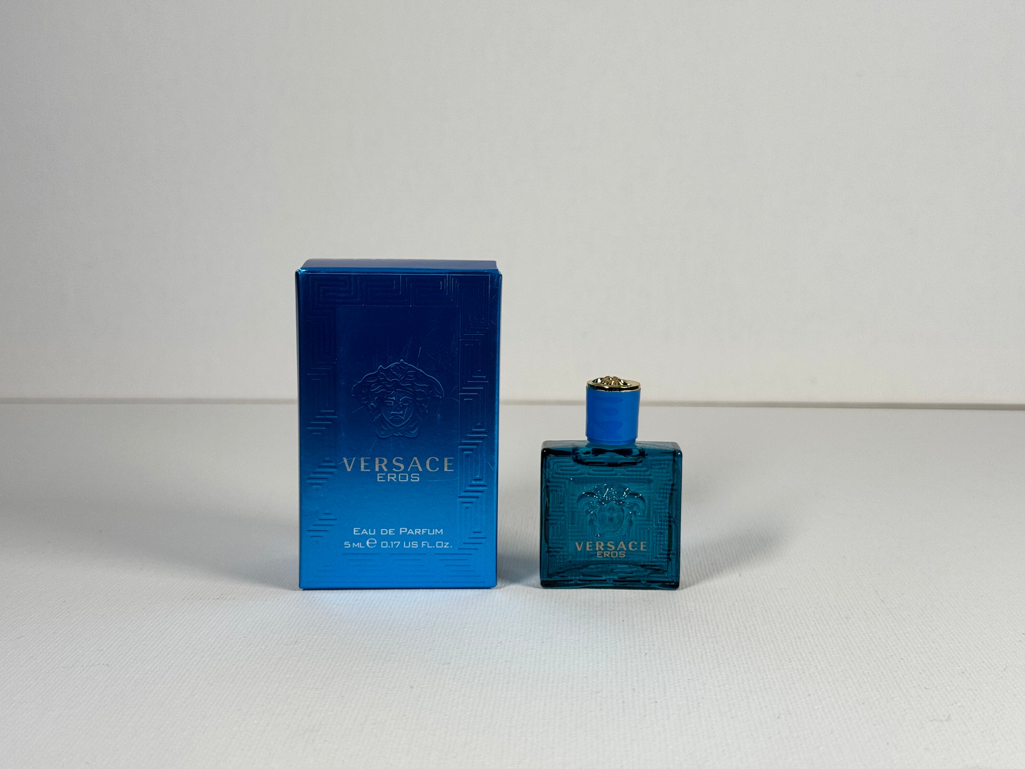 Versace Eros Eau de Parfum 5ml Mini Perfume – Bold Woody Fresh Scent for Men